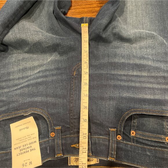 NWT Madewell Sz 26 The Perfect Vintage Wide-Leg Jean Pipestone Wash NV365 - Picture 10 of 12
